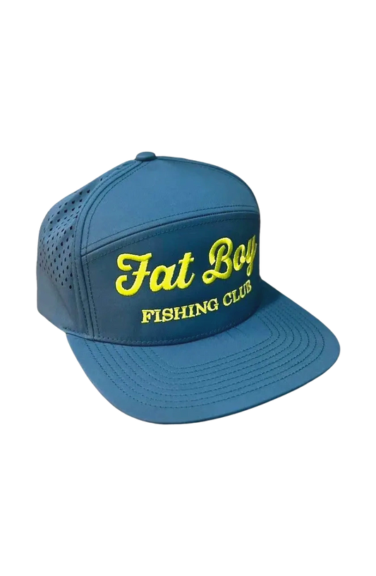 Poseidon Blue w/ Neon Yellow Flatbill