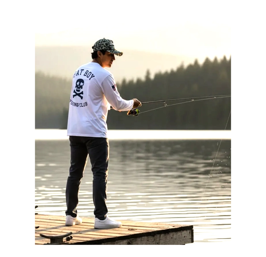 White and Navy Blue Long Sleeve